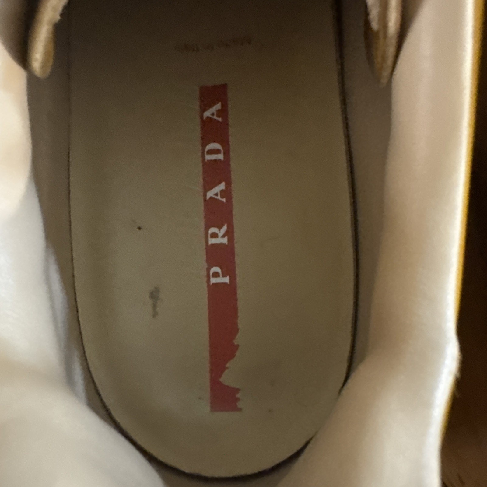 Prada Shoes Men's Sport Golden Classic Luxury Sneakers Size 8 UK 7 thumbnail 8