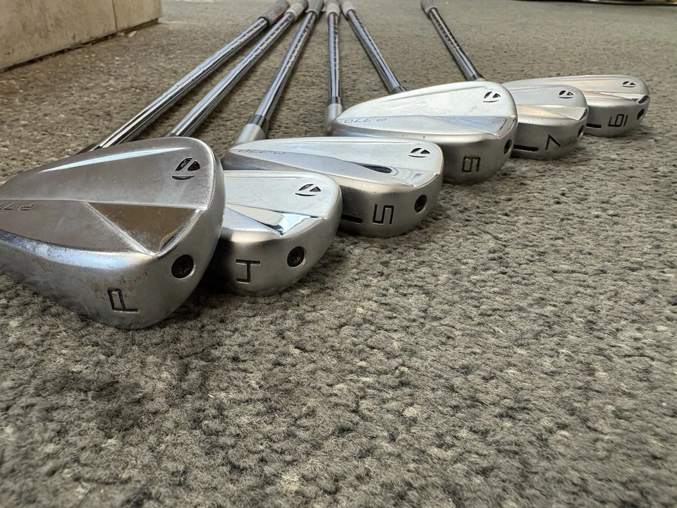 2023 Taylormade P-770 Forged 4-PW Iron Set KBS Tour Stiff *MISSING 8* - Image 3 of 4