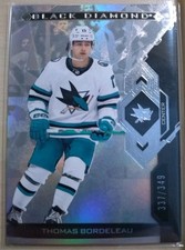 Thomas Bordeleau RC /349 San Jose Sharks - Upper Deck Black Diamond 2022-23 NHL
