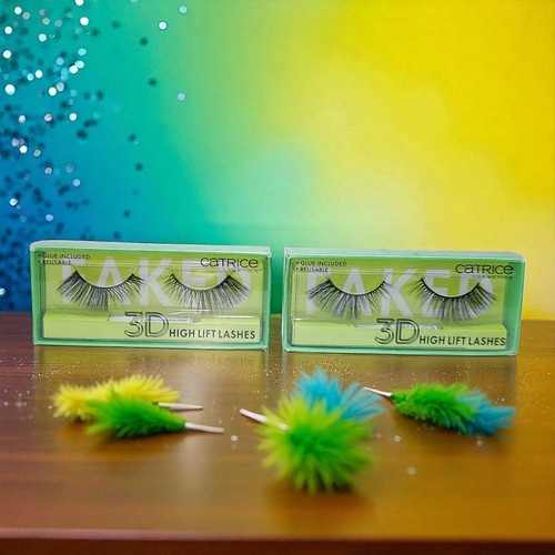 Catrice 3D HIGH LIFT LASHES 2x Bandwimpern inkl. Kleber Super Halt Karneval Set - Bild 15 von 24