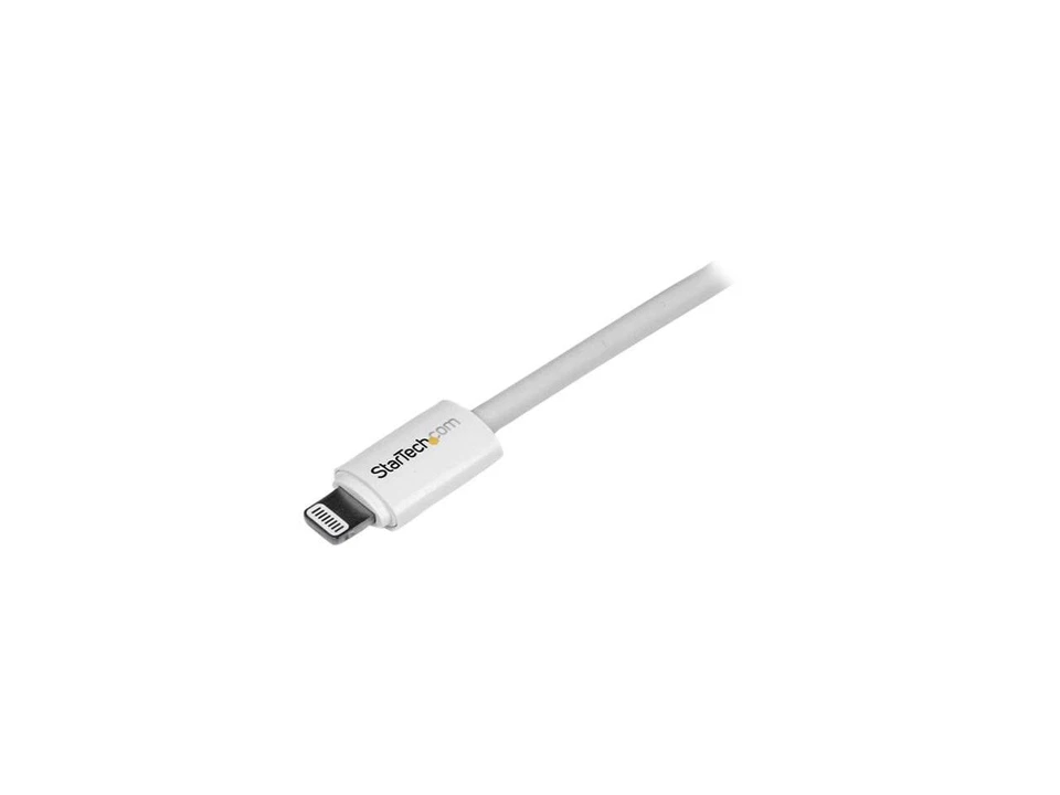 StarTech.com USBLT2MW White White Apple 8-pin Lightning Connector to USB Cable - Image 4 of 4