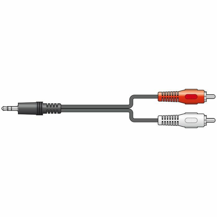 AV:Link 3.5mm Stereo Plug To 2x RCA Plugs Cable (3.0m)