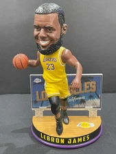 VERY RARE NEW FOCO LeBron James Legends of the Court Lakers Bobblehead /2019