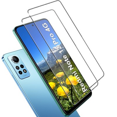 Für Redmi Note 12 Pro 4G Echt Glas Display Schutz Panzerfolie 9H Schutzglas - 2x