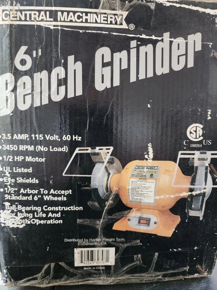 Central Machinery 6英寸 台式研磨机 — 第 3/4 张图片