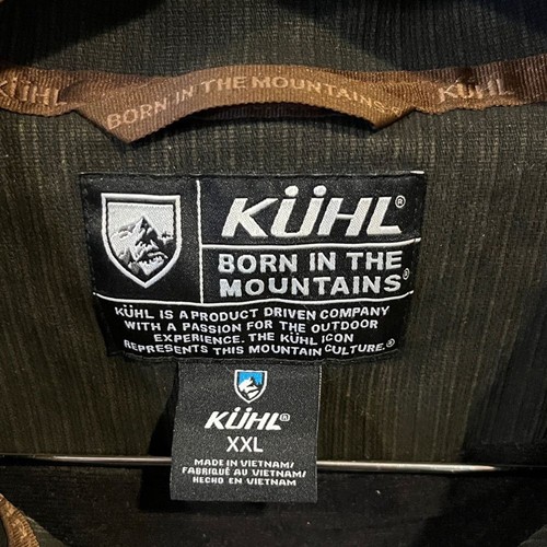 Kuhl Burr Patina Dyed Black Distressed Cotton Outdoor Jacket - Picture 2 of 12