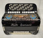 PAOLO SOPRANI SUPER ORGAN - B GRIF 140 BASS  Piano Accordion Akkordeon  RARE TOP