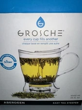 Aberdeen Tea Infuser Smart Tea Steeper - BPA-Free, Drip-Free, Shatterproof NEW