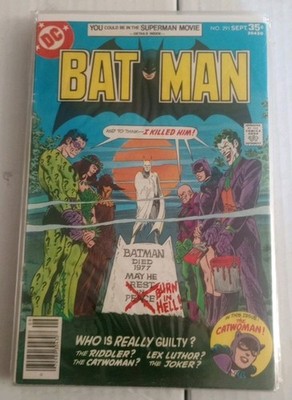 Batman Vol.28 No291 Where Were You On The Night? Batman Was Killed. 1977