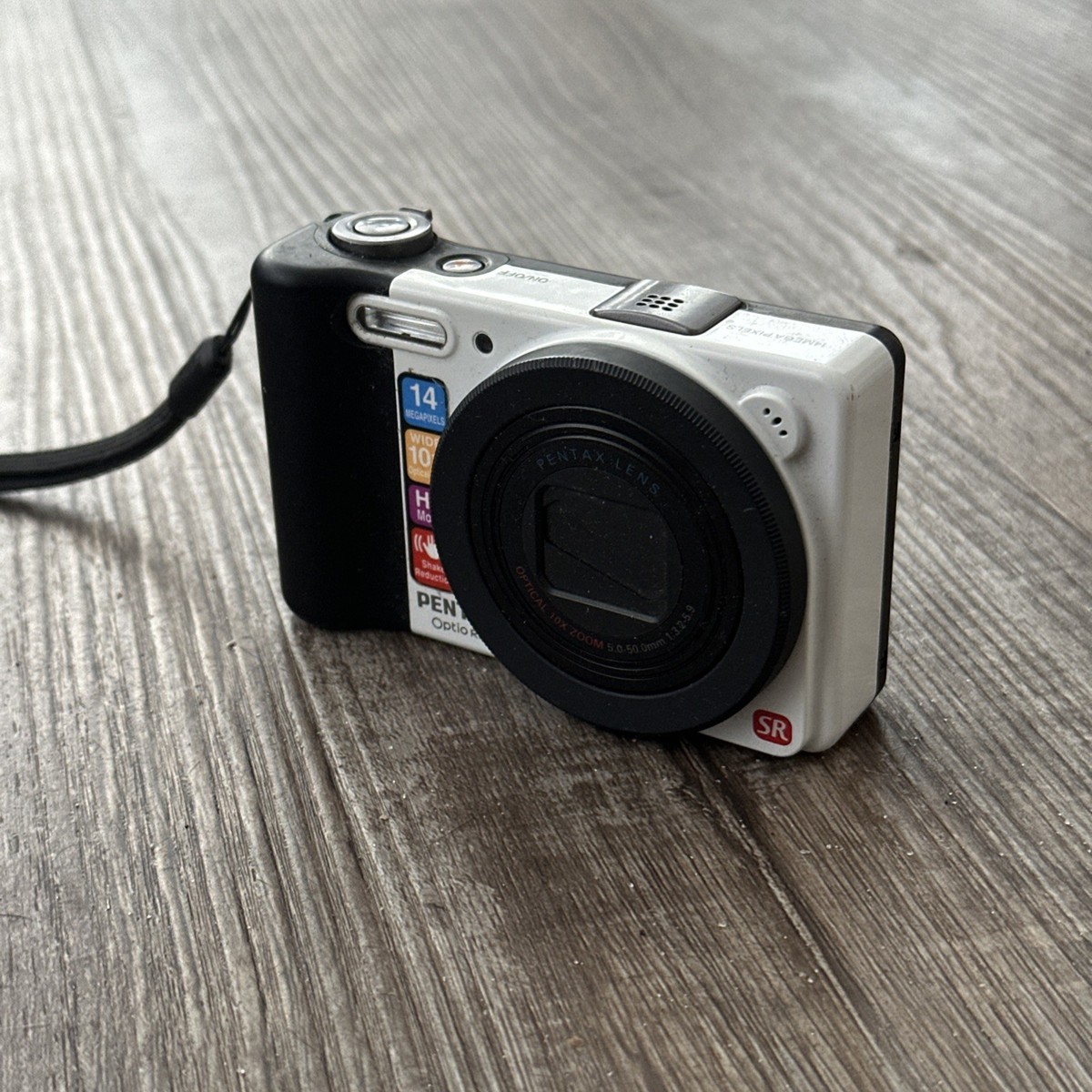 Pentax Digital Camera Optio Series Optio RZ10 White 10X 14MP