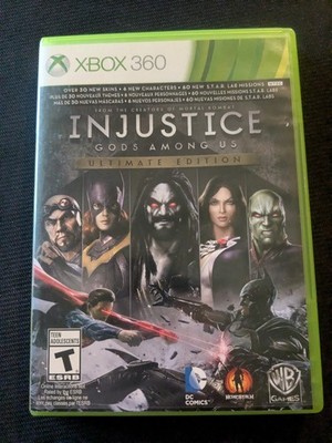 Injustice Gods Among Us Ultimate Edition XBOX 360 Fight Game Complete DC Comics