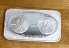 VTG Major Mint Errors “Double Strikes”  1 oz. .999 Silver Art Bar By Don Adams