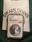 1990 American Silver Eagle $1 NGC MS 69 Early Production E-5117
