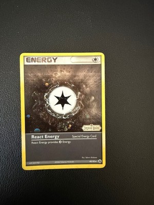 Pokémon TCG React Energy 82/92 EX Legend Maker Stamped Reverse Holo 2006 