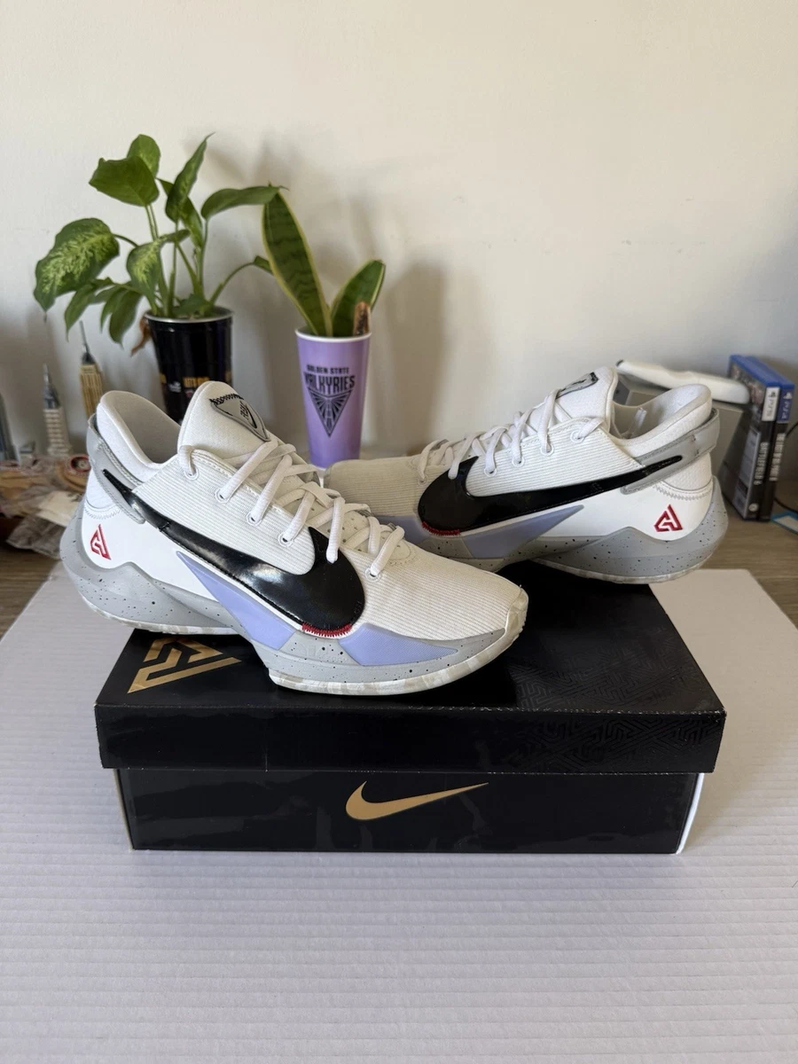 NIKE Zoom Freak 2 ホワイト ヤニスアデトクンボ Nike Zoom Freak 2 White Cement for Sale | Authenticity Guaranteed
