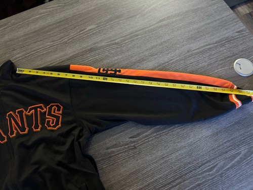 San Francisco Giants Track Jacket Full Zip Uomo Cuciture Medie MLB - Foto 14 di 15