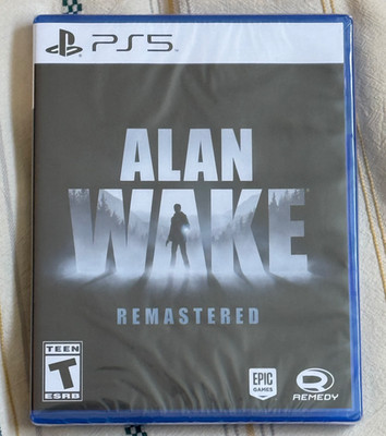 ALAN WAKE REMASTERED PS5  REMEDY  EPIC GAMES   SEALED  PLAYSTATION 5 G1N
