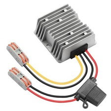 DC 18V-60V to 12V Converter 20A 240W 24V/36V/48V grey-24V Step Down to 12V20A