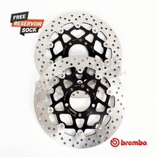 Coppia dischi freno anteriori galleggianti Brembo per Suzuki GSXR 750 K4-K5 2004-2005