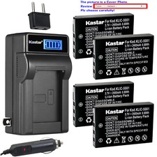 Kastar Battery LCD AC Charger for Kodak KLIC-5001 Kodak EasyShare DX7440 Zoom