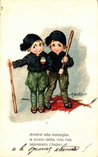 FASCISMO - A. BERTIGLIA - Balilla - Avanti alla Battaglia... - Scritta - SP315