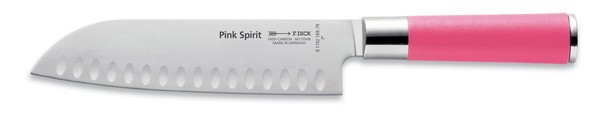 F. Dick Pink Spirit Santoku Messer 18 Cm KüChenmesser Kullenschliff Griff Pink-image