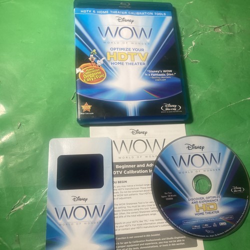 Disney WOW World of Wonder : Optimize Your HDTV.... (Blu-Ray with Insert) Tested - Picture 2 of 4