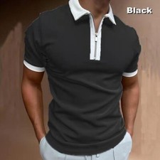 Men's Slim Fit Polo Short Sleeve T Shirt Golf Sport Casual Summer Shirts Top Tee