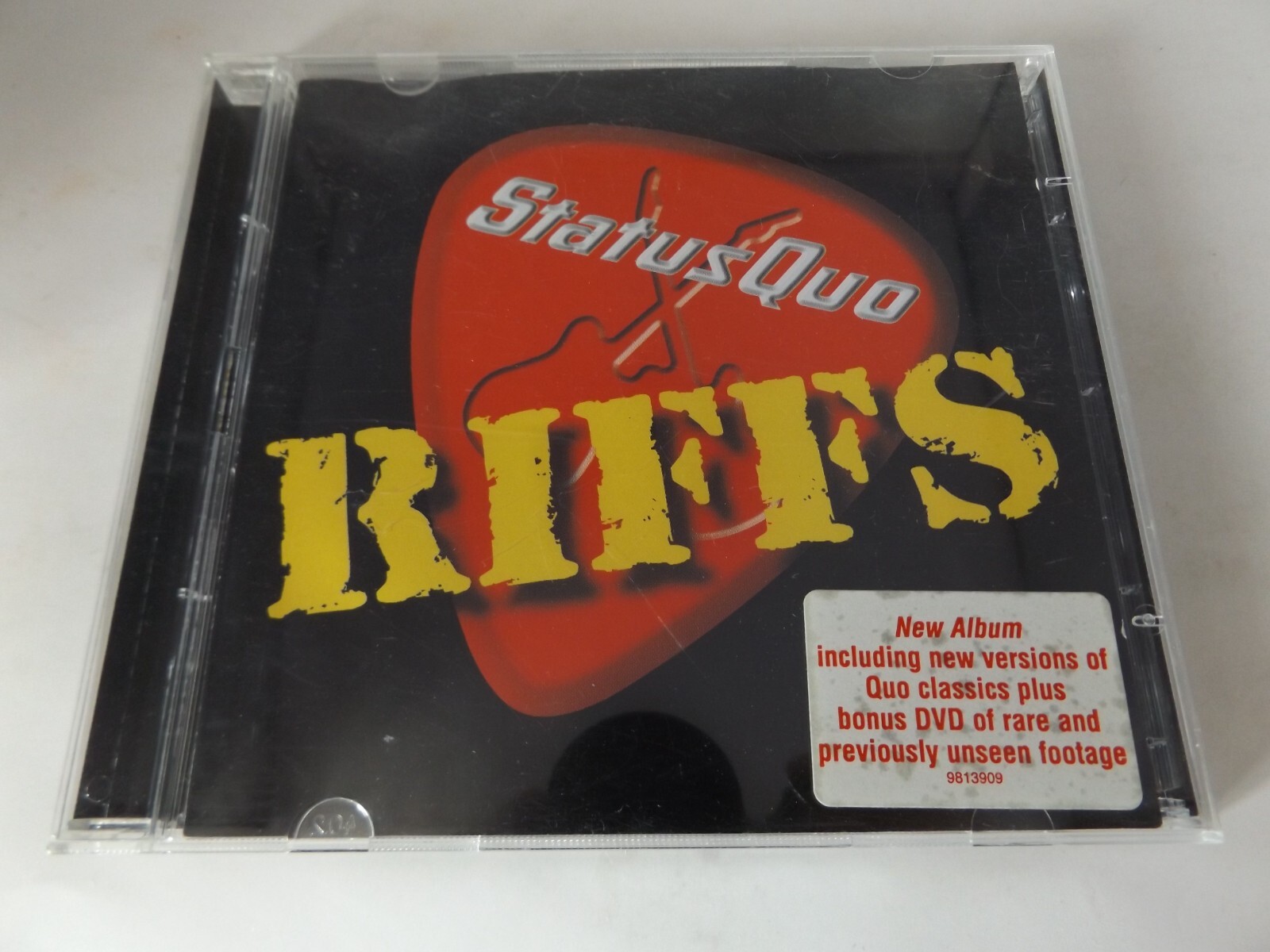 RIFFS - STATUS QUO - CD ALBUM - 2 DISC CD & DVD