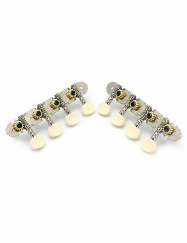 Metallor Gitarren-Maschinenköpfe Stimmwirbel Schlüssel für Mandoline Banjo 4R4L in Reihe - Bild 7 von 10