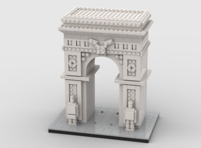 LEGO MOC Instructions Washington Square Arch NYC Architecture