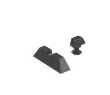 Front and Rear Sight 6.5 mm For Glock 17 19 22 23 24 26 27 31 34 35, Al Black