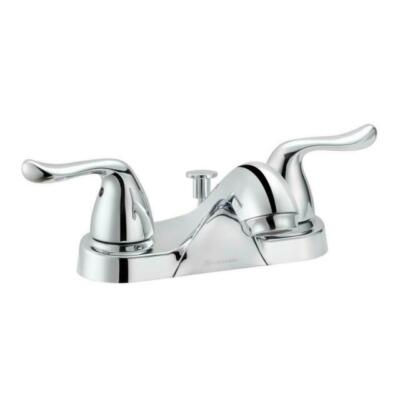 Glacier Bay Constructor 4 in. Centerset 2-Handle Bathroom Faucet in Chrome