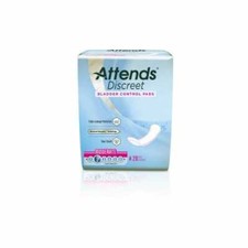 Attends Bladder Control Pad Discreet Moderate Absorbency Female Disp CS/200