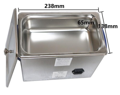 2.2l Ultrasonic Cleaner with Degas Sweep for glass watch or parts - Picture 4 of 10