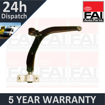 Track Control Arm Front Right Lower FAI Fits Peugeot 406 1995-2004