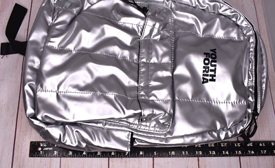 YouthForia Silver Backpack Limited Edition NEW | eBay display picture 1