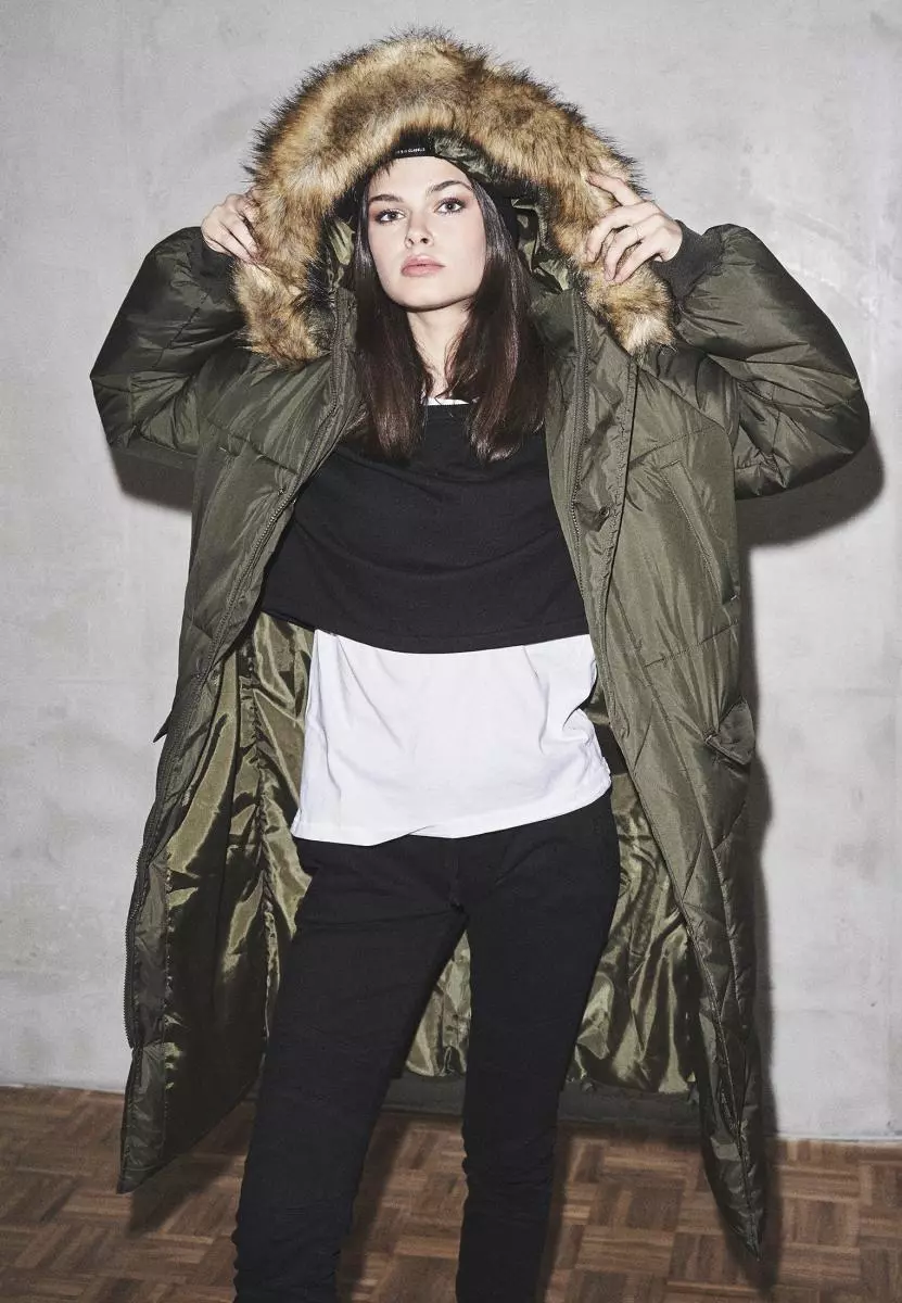 Parka femme à 2025 capuche
