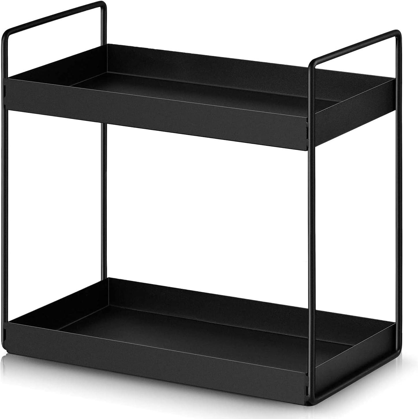 2-Tier Multi-Purpose Bathroom Countertop Organiser Vanity Cosmetic & Makeup Hold