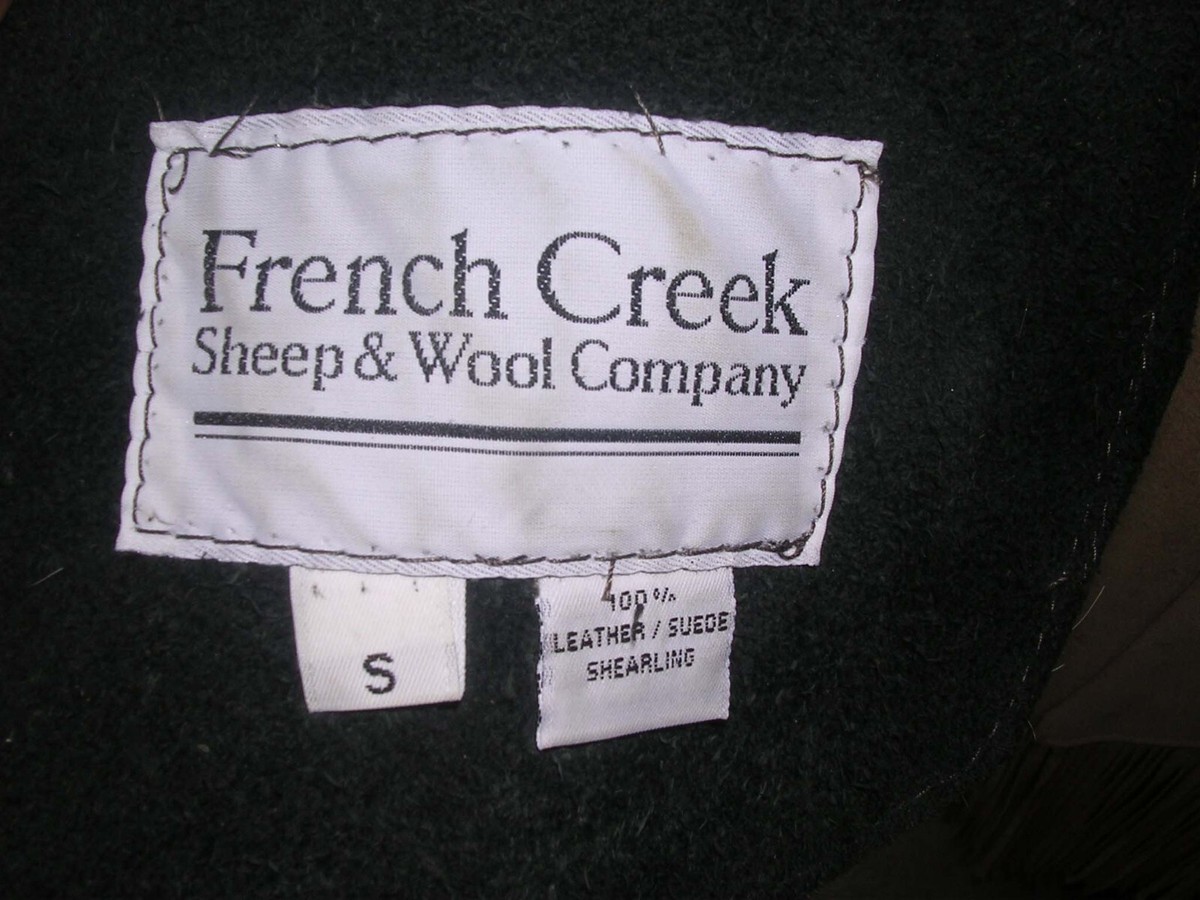 FRENCH CREEK SHEEP & WOOL CO LEATHER SHEARLING SHEEPSKIN FUR FRENCH CREEK SHEEP & WOOL CO LEATHER SHEARLING SHEEPSKIN FUR