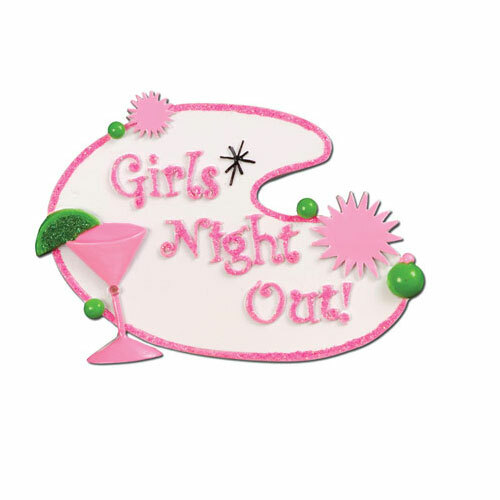 Girls Night Out Personalized Christmas Tree Ornament - Picture 1 of 2