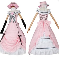 Black Butler Ciel Phantomhive Cosplay Party Dress Halloween Skirt Suit Costume