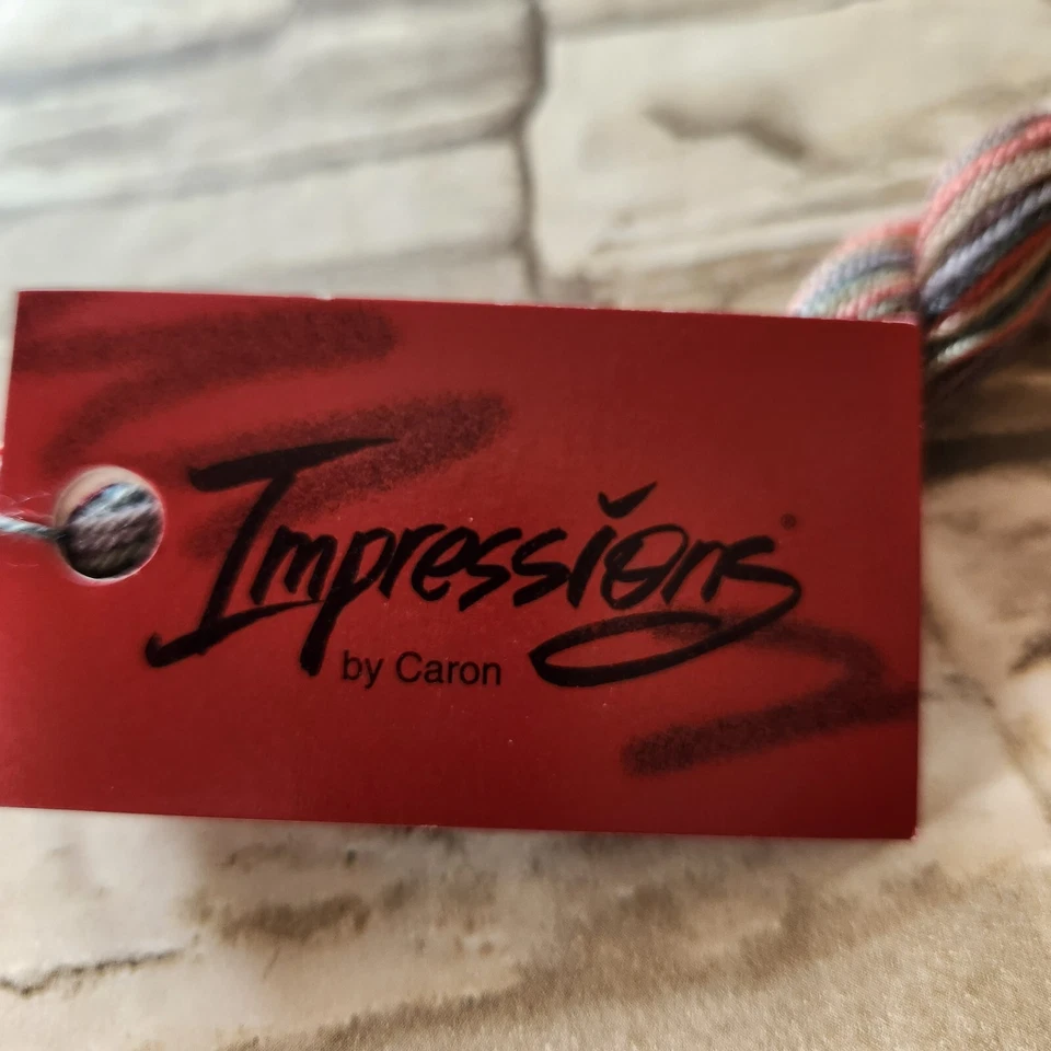 Caron Impressions Prairie Fire #102 Variegated Silk Wool Thread 36 yd 33m - Image 4 of 4