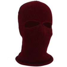 2 Hole Knitted Full Face Cover Ski Mask Winter Windproof Warm for openair Sport