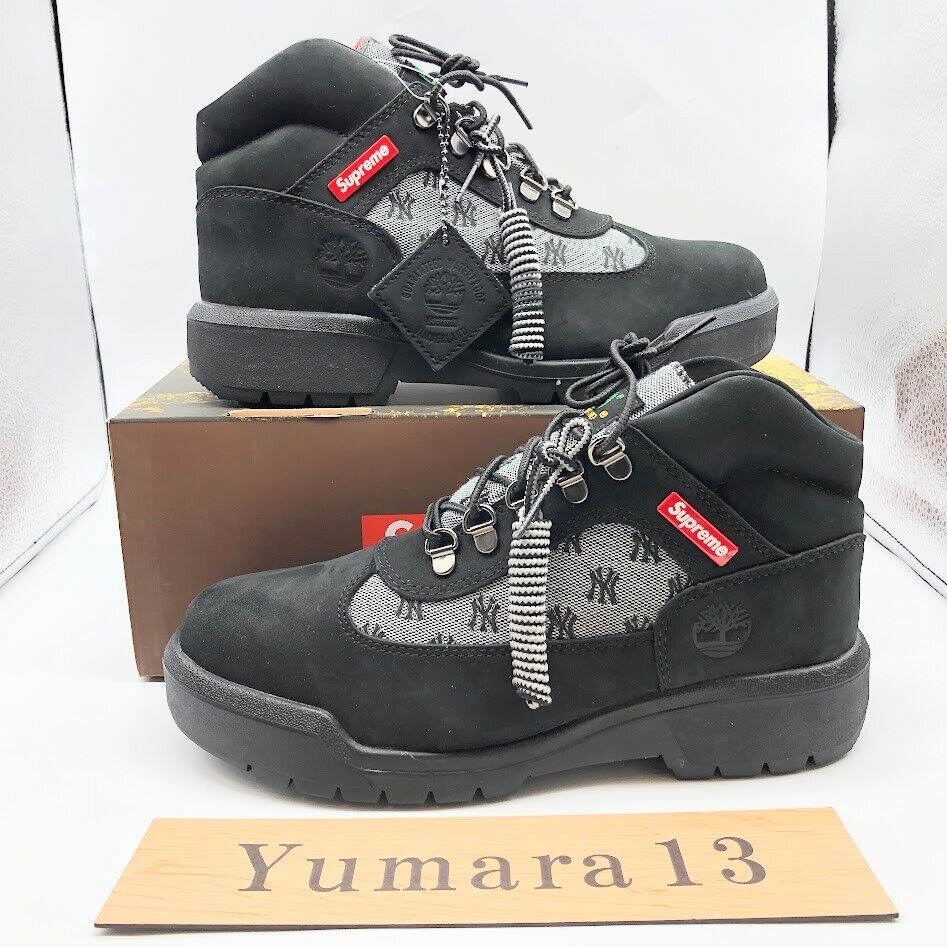 Supreme x Timberland Field Boot Black New York Yankees Supreme x Timberland Field Boot Black New York Yankees
