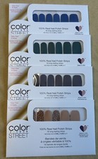 Color Street 100 Nail Polish Strips Bundle/Lot of 4 Packs As Pictured 