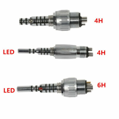 Dental (LED) Quick Coupler 4 Hole /6 Hole for Fiber Optic Turbine Handpiece Or