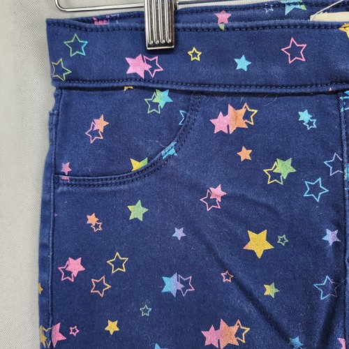 SO Brand Girls Size 14 Blue Jean Leggings “jeggings” Cotton/poly/spandex Stars - Picture 4 of 8