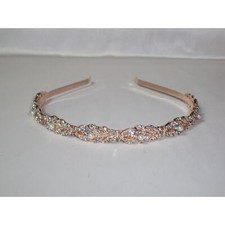 Rose gold Rhinestone headband bridal prom birthday rhinestone headband tiara