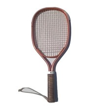 Preowned Point West Racquetball Racket Orange Color with White Strip